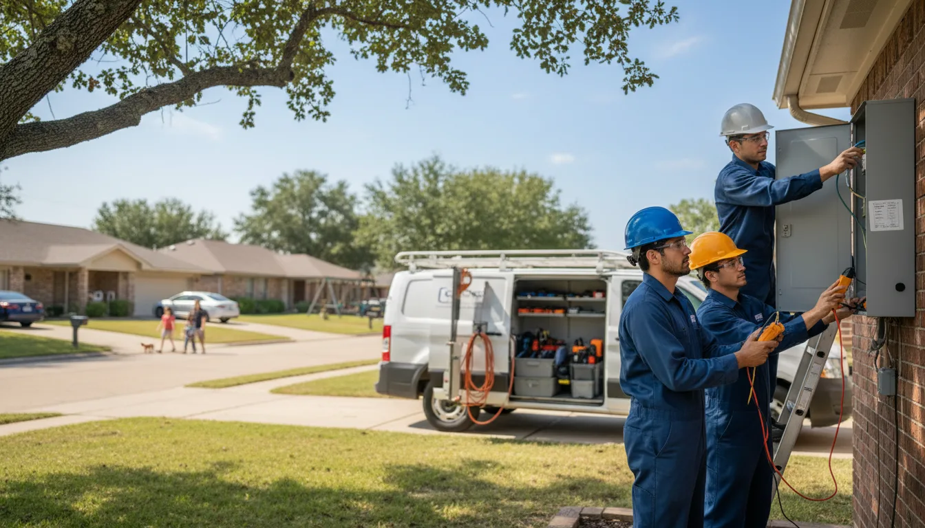 Certified electrician providing emergency electrical services in Laurel, NY